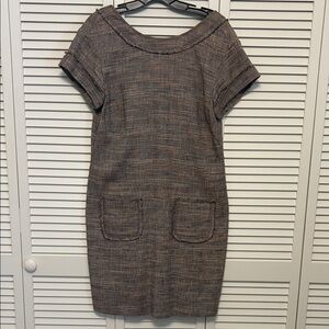 W by Worth Textured Brown Mini Dress